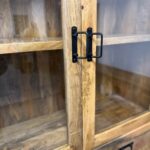 Duża witryna drewniany bufet 120cm seria Britt - obrazek 6