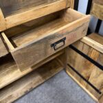 Duża witryna drewniany bufet 120cm seria Britt - obrazek 2