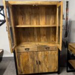 Duża witryna drewniany bufet 120cm seria Britt - obrazek 8