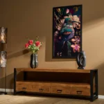 Piękny drewniany stół mango blat Live Edge 200cm - obrazek 4