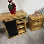 Komoda z przesuwnymi metalowymi drzwiami 75cm serii Loft - obrazek 2