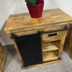 Komoda z przesuwnymi metalowymi drzwiami 75cm serii Loft - obrazek 5