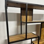 Duży Regał ścienny drewno mango kwadrat - obrazek 5