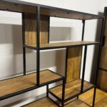 Duży Regał ścienny drewno mango kwadrat - obrazek 3