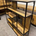 Duży Regał ścienny drewno mango kwadrat - obrazek 7