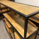 Duży Regał ścienny drewno mango kwadrat - obrazek 4