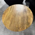 Mały okrągły stolik do salonu z podwójnym blatem Double Round - obrazek 5