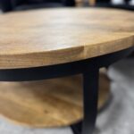 Okrągły stolik do salonu z podwójnym blatem Double Round - obrazek 9