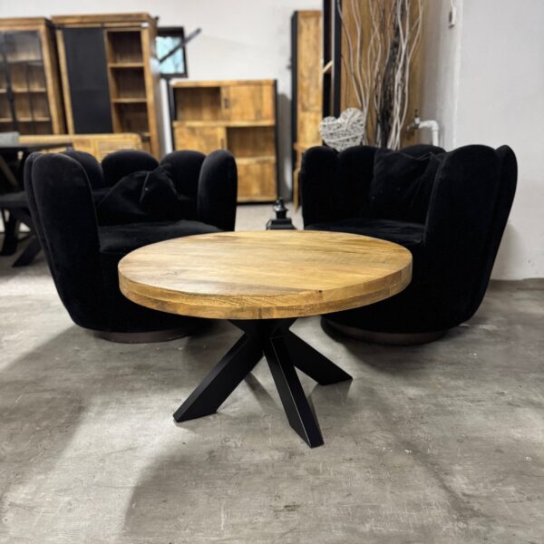 Stylowy okrągły Stolik kawowy Round