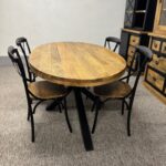 Loftowy stół owalny 180x100cm Matrix - obrazek 7