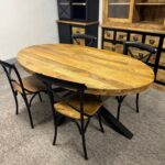 Loftowy stół owalny 180x100cm Matrix