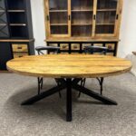 Loftowy stół owalny 180x100cm Matrix - obrazek 6