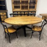 Loftowy stół owalny 180x100cm Matrix - obrazek 2