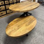 Owalny stolik do salonu Matrix - obrazek 2