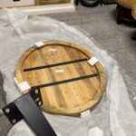 Loftowy owalny stół 120x100cm Matrix - obrazek 8