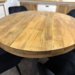 Loftowy owalny stół 120x100cm Matrix - obrazek 4