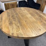 Loftowy Okrągły stół do jadalni 120cm - obrazek 6