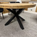 Loftowy Okrągły stół do jadalni 120cm - obrazek 4