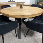 Loftowy Okrągły stół do jadalni 120cm - obrazek 5