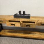 Duża stylowa konsola 4 szuflady 180cm seria Britt - obrazek 7