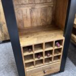 Drewniany barek na alkohol 70cm seria Britt - obrazek 3