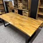 Piękny drewniany stół mango blat Live Edge 200cm - obrazek 9