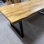 Piękny drewniany stół mango blat Live Edge 200cm - obrazek 5