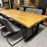 Piękny drewniany stół mango blat Live Edge 200cm