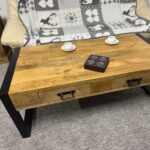 Stolik kawowy Britt 120cm z dwiema szufladami - obrazek 4