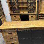 Duża komoda 200cm z przesuwnymi metalowymi drzwiami seria Loft - obrazek 2