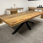 Loftowy stół do jadalni mango blat 240cm Matrix - obrazek 6