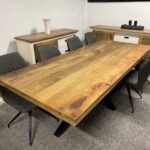 Loftowy stół do jadalni mango blat 240cm Matrix - obrazek 3
