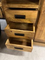 Komoda z drewna mango z przesuwnymi drzwiami seria Works 90 - obrazek 8