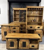 Duży loftowy barek na alkohol 90cm seria Works - obrazek 3