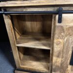 Piękny drewniany bufet witryna z serii Works 100cm - obrazek 5