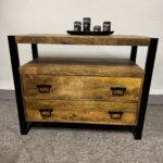 Duża elegancka drewniana szafka komoda aż 100cm seria Britt