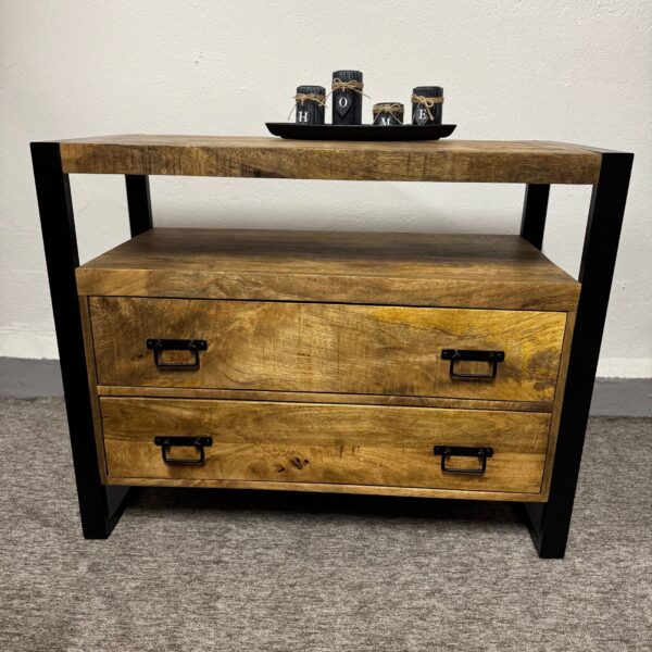 Duża elegancka drewniana szafka komoda aż 100cm seria Britt