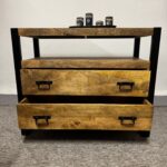 Duża elegancka drewniana szafka komoda aż 100cm seria Britt - obrazek 4