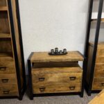 Duża elegancka drewniana szafka komoda aż 100cm seria Britt - obrazek 5