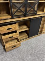 Stylowy kredens witryna 160cm seria Loft klasyka kolekcji - obrazek 4