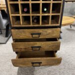 Industrialna winiarka barek na alkohol 56cm Industrial Loft - obrazek 3