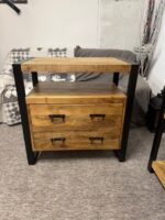 Elegancka drewniana szafka komoda 80cm seria Britt - obrazek 6