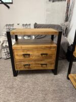 Elegancka drewniana szafka komoda 80cm seria Britt - obrazek 5