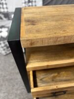 Elegancka drewniana szafka komoda 80cm seria Britt - obrazek 2