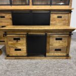 Szafka rtv pod tv drewno mango 140cm seria Loft - obrazek 10