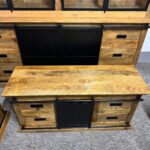 Szafka rtv pod tv drewno mango 140cm seria Loft