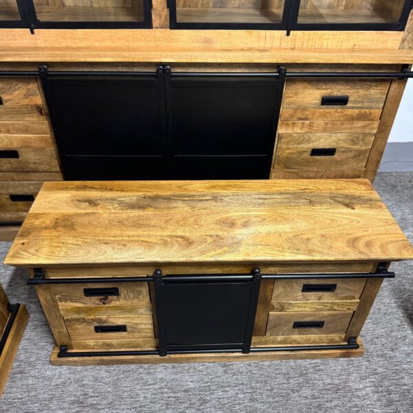 Szafka rtv pod tv drewno mango 140cm seria Loft