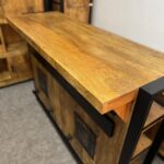 Unikatowy drewniany bar 145cm seria Britt mango - obrazek 9