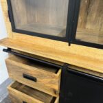 Duży masywny drewniany kredens bufet 200cm seria Loft - obrazek 4