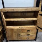 Duża drewniana komoda mango 120x160 seria Britt - obrazek 8